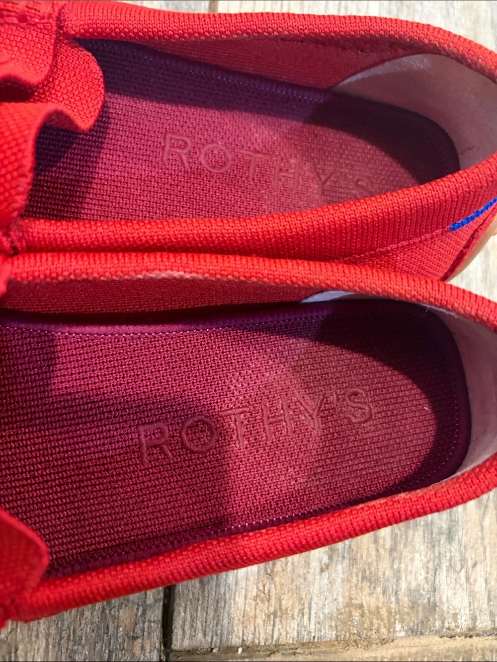 Rothy's The Driver loafers red Women’s size 8.5